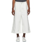 Sunnei White Snap Button Trousers