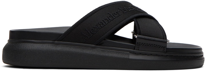 Photo: Alexander McQueen Black Embroidered Sandals