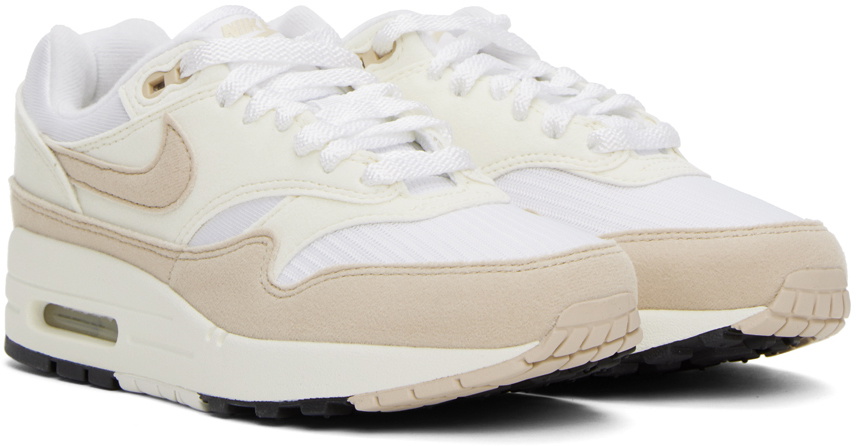 white and beige air max