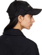 WOOYOUNGMI Black Embroidered Cap