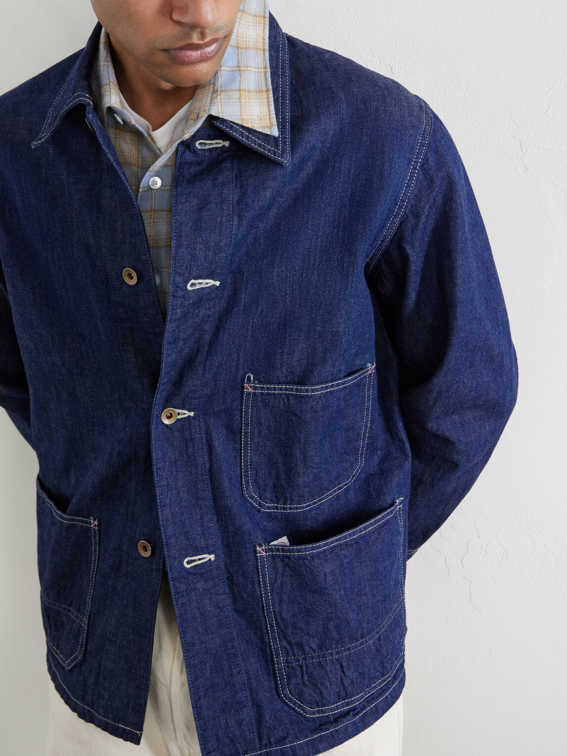 FULLCOUNT - Denim Chore Jacket - Blue