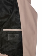 VERSACE - Belted Leather Biker Jacket