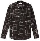 Givenchy - Logo-Print Cotton Shirt - Black
