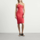 Coperni Women's C-LOGO ONE SHOULDER DRESS in Red