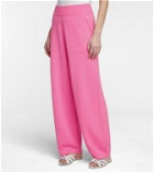 Barrie High-rise wide-leg cashmere pants