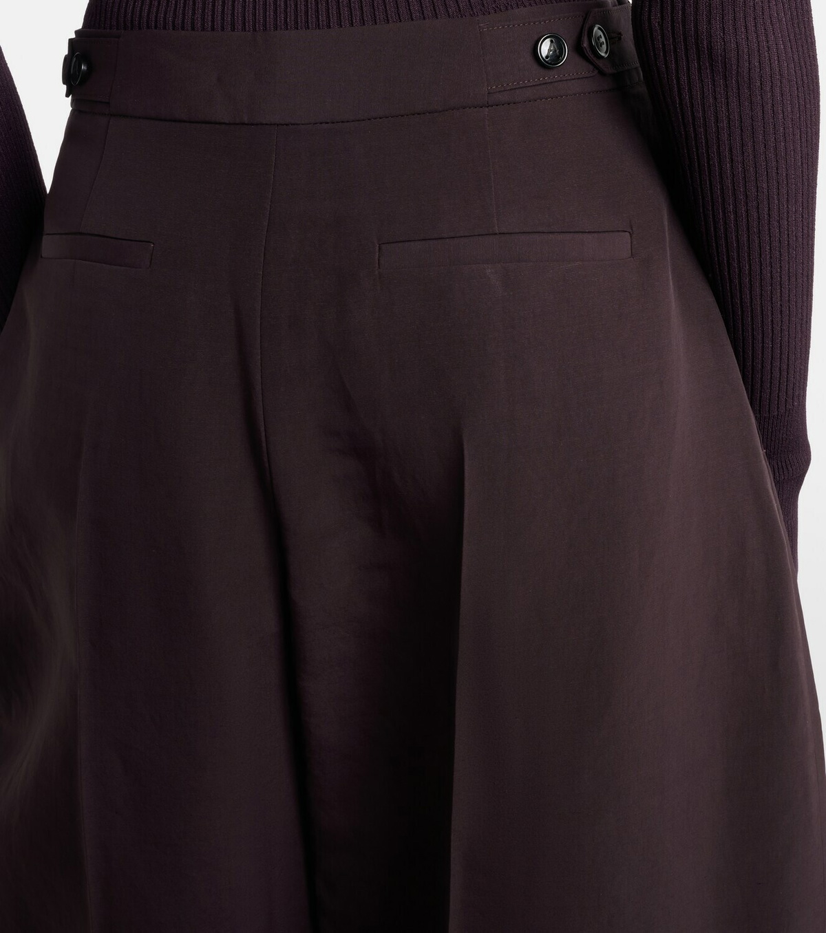 Alaïa Poplin barrel-leg pants