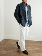 De Bonne Facture - Artist Cotton-Voile Shirt - Blue