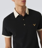 Valentino VLogo cotton piqué polo shirt