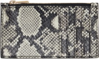 ANINE BING Black & White Lucy Card Holder
