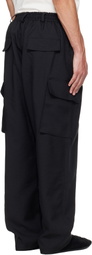 Y-3 Black Sport Uniform UT Straight Leg Cargo Pants