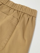 Boglioli - Straight-Leg Cotton-Blend Twill Bermuda Shorts - Brown