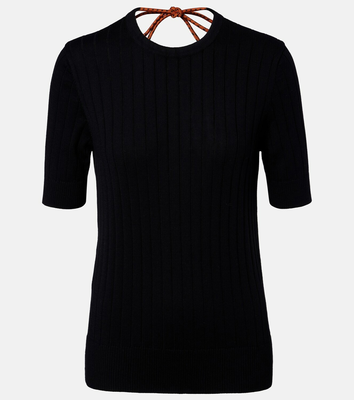 Plan C Ribbed-knit cotton top