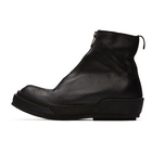 Guidi Black Horse Front Zip Boots