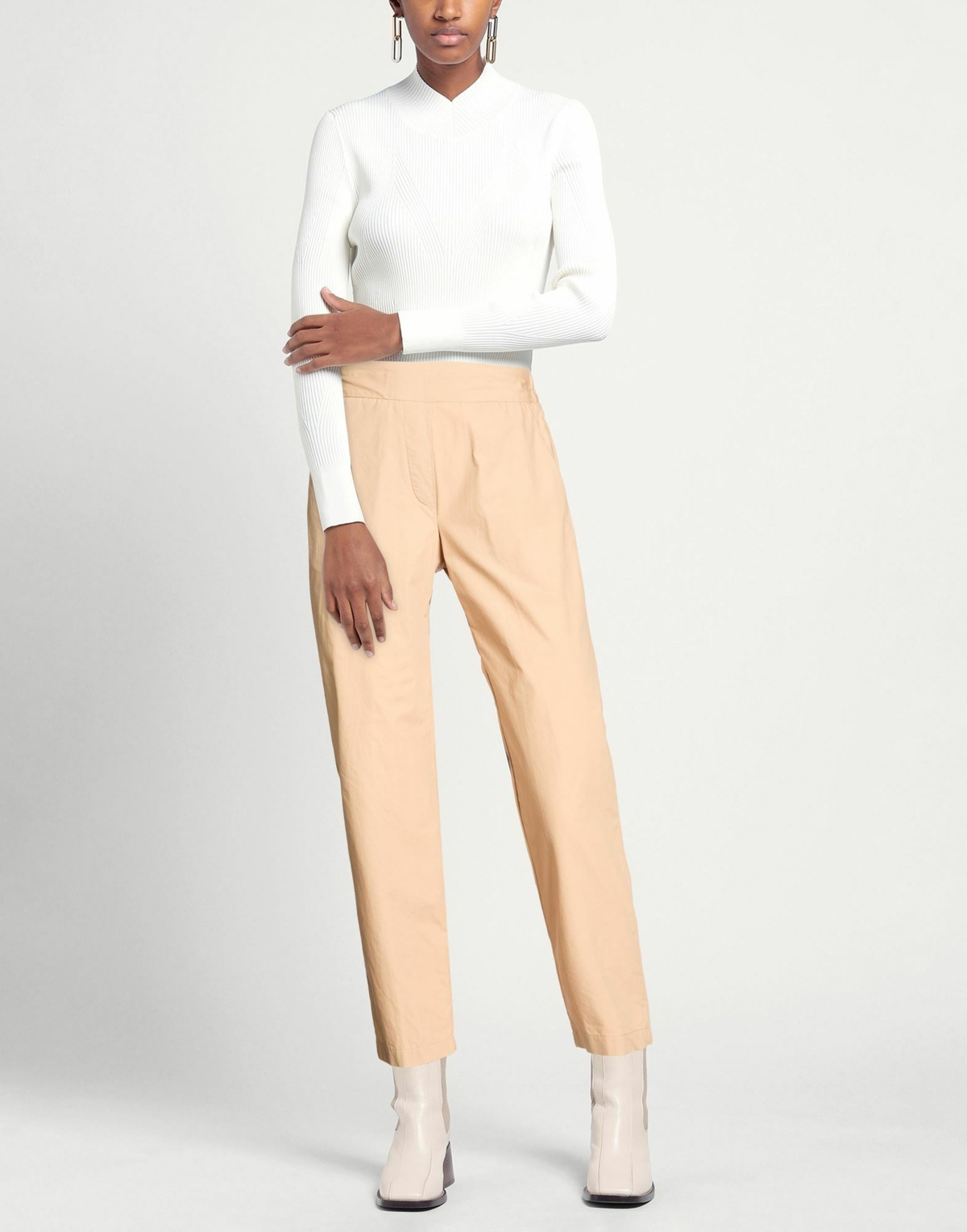 Alessia Santi Womens Pants in Beige