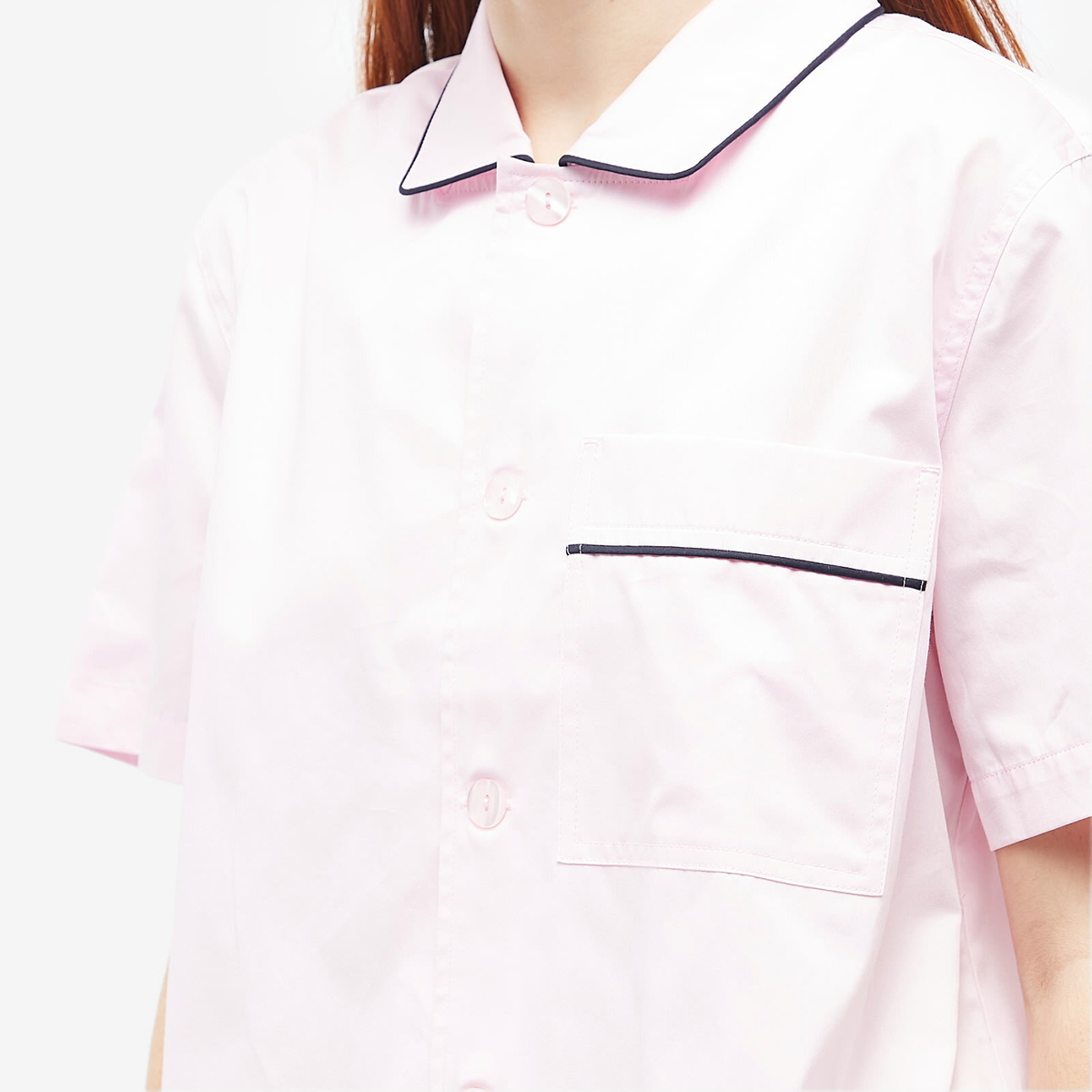 HAY Women's Outline Short Pyjama Shirt in Soft Pink