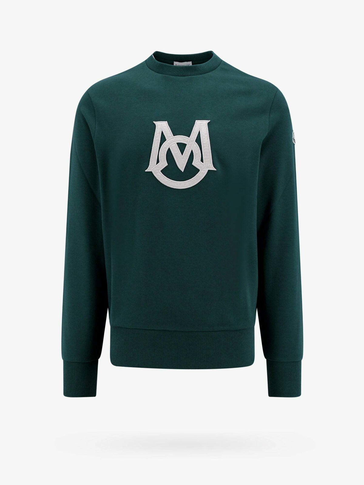 【関税&送料込】Moncler Burgundy Cotton Sweatshirt Moncler Sweatshirt Green Mens Moncler