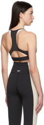 Reebok Classics Black Colorblock Lux Racer Sport Bra