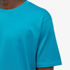 Auralee Men's Luster Plaiting T-Shirt in Teal Green