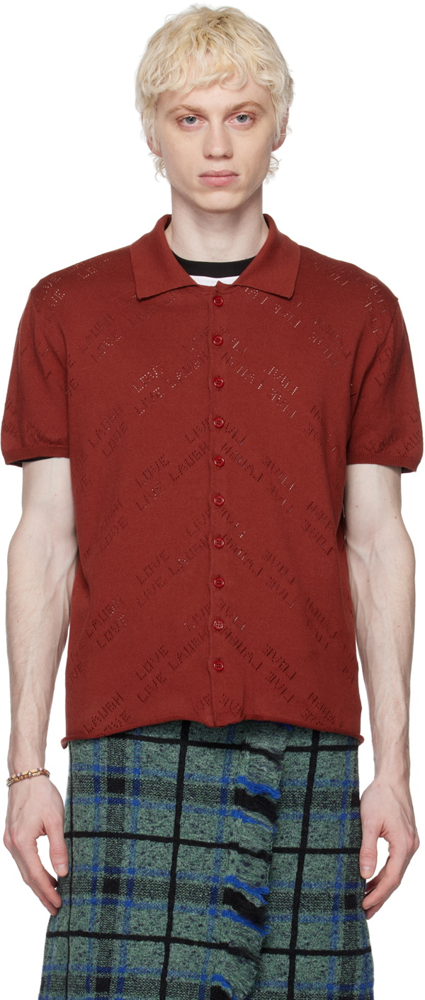 Cormio Burgundy 'Live Laugh Love' Shirt