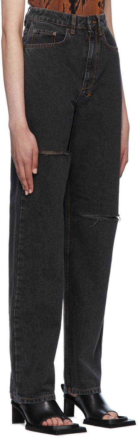 Ksubi Black Playback Trashed Jeans Ksubi