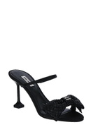 Miu Miu Black Rhinestone High Heel