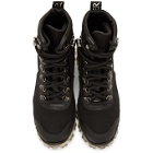 Moncler Black Canvas Helis Boots