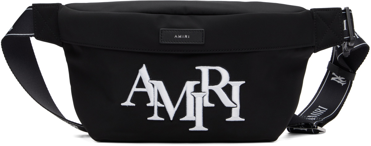 AMIRI Black 'AMIRI' Staggered Belt Bag