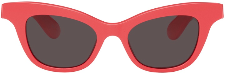 Photo: Alexander McQueen Pink McQueen Angled Sunglasses