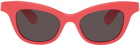 Alexander McQueen Pink McQueen Angled Sunglasses
