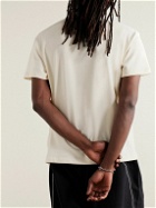 Moncler Genius - Roc Nation by Jay-Z Logo-Print Cotton-Jersey T-Shirt - Neutrals