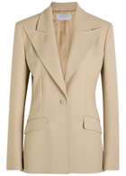 Gabriela Hearst Leiva Wool Blazer Khaki