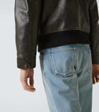 The Row Edrice leather jacket