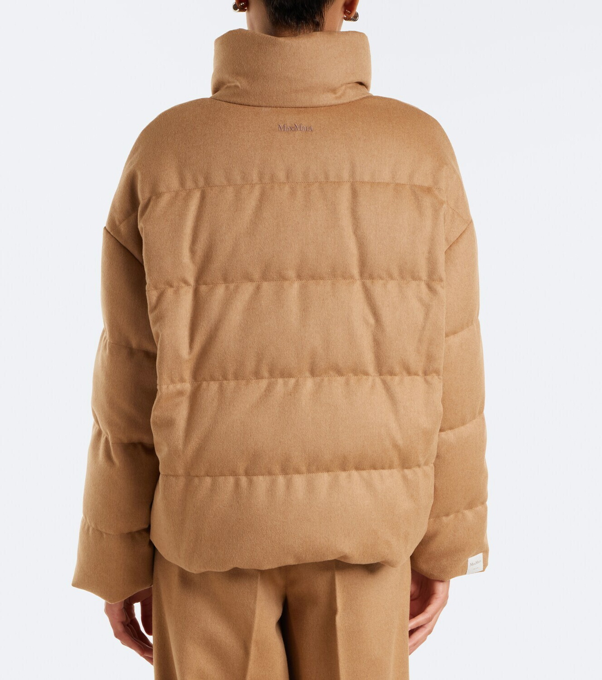 Max Mara Reversible camel hair down jacket