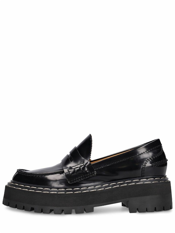 Photo: PROENZA SCHOULER - 30mm Lug Sole Leather Loafers