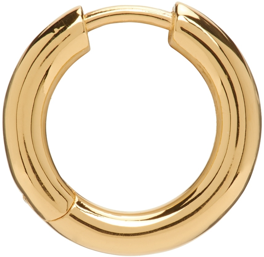 アクセサリー MARIA BLACK Polo Huggie - Yellow Gold Maria Black Gold Polo Huggie Earring Maria Black