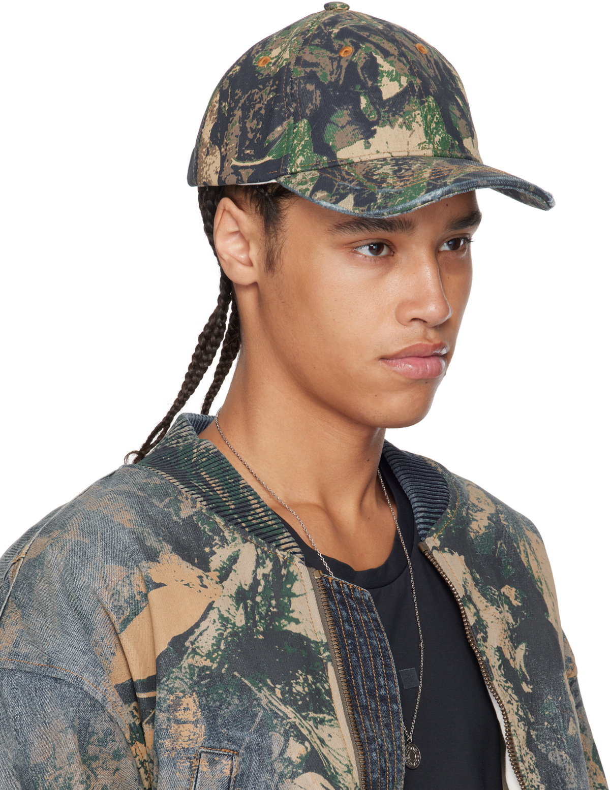 Acne Studios Khaki Cotton Ripstop Cap Acne Studios