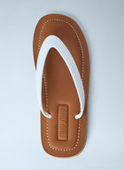 Miu Miu Leather Sole Flip-Flops