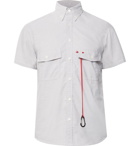 And Wander - Button-Down Collar Coolmax Oxford Shirt - Men - Light gray