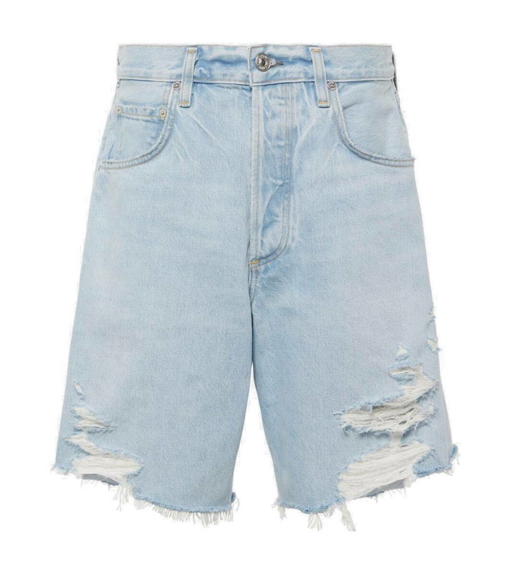 Photo: Citizens of Humanity Ayla distressed denim shorts