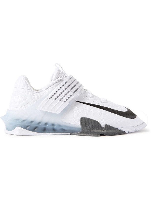 Photo: NIKE TRAINING - Savaleos Rubber-Trimmed Coated-Mesh Sneakers - White
