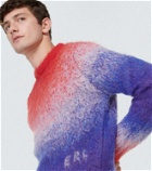 ERL Gradient mohair-blend sweater
