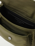 SAINT LAURENT - Niki Small Logo-Embellished Leather-Trimmed Shell Messenger Bag