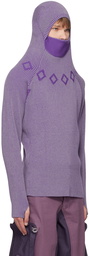 Charlie Constantinou SSENSE Exclusive Purple 66°North Edition Sweater