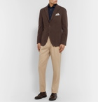 Boglioli - Brown Unstructured Cotton-Blend Drill Blazer - Brown