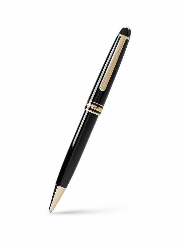 Photo: Montblanc - Meisterstück Classique Resin and Gold-Plated Ballpoint Pen