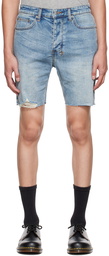 Ksubi Blue Chopper North Shorts