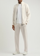 Boss Cotton-blend Sweatpants Ecru