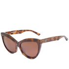 Balenciaga BB0217S Sunglasses in Havana/Brown