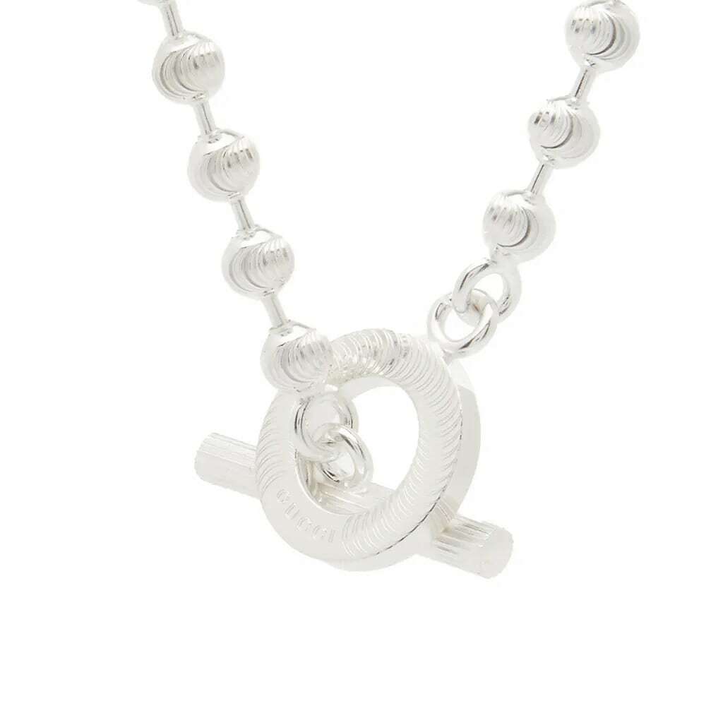 Gucci Women's Jewellery Boule Choker Necklace in Silver Gucci