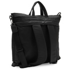 F/CE. Recycled Twill 3-Way Helmet Bag in Black 
